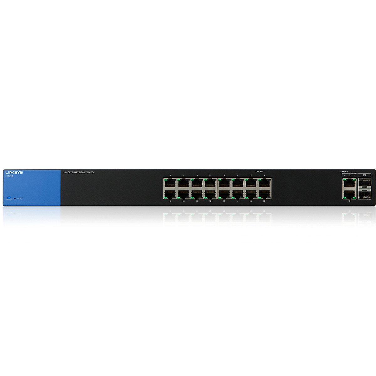 16-Port GE Business Smart Gigabit Switch LINKSYS LGS318